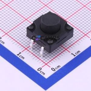 TS-1011-A11B3-D2 Tactile Switch Through hole-4P,12x12mm Switch Single Pole Single Throw Round Button 2.5N Through Hole - Product Image 1