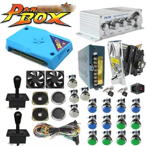 3000 Games New DX Box DIY Arcade Bundles Kits Parts With Power Supply Jamma Harness Joystick Push Button Coin Accepter