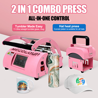 Presse à Chaud Multifonctionnelle Portable Semi-Automatique 110V Neuve pour Impression Personnalisée de Tasses et Casquettes par Sublimation