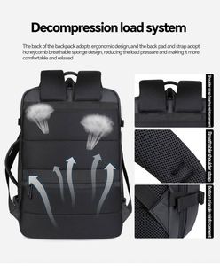 Sac à dos d'ordinateur portable personnalisé pour étudiants, imperméable, pour l'école, le bureau, les voyages, les sports décontractés, pour hommes et femmes - Product Image 4