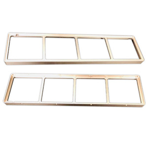 Four Way Switch Socket Frame 86 Type Aluminum CNC Machined Concealed Integrated Panel Easy Installation - Product Image 4