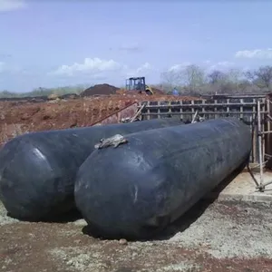 厂家供应厚度3毫米DN900mm充气橡胶涵洞气球到非洲