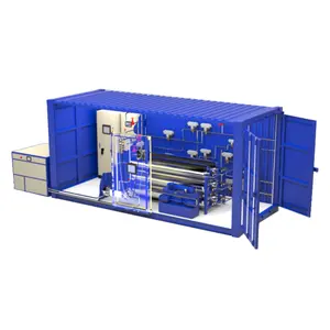 Container Type Pure Water Electrolysis Hydrogen Gas Generator 99.9999% Proton Exchange Membrane Pem Electrolysis Hydrogen Plant