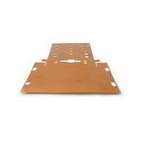 Cartes FPC flexibles en cuivre épais avec couche de protection jaune, circuits imprimés OEM avec épaisseur de cuivre personnalisée