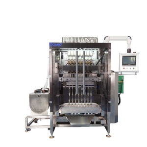 เครื่องบรรจุซองซอสแบบอัตโนมัติเต็มรูปแบบ ใช้งานง่าย สำหรับซอสมะเขือเทศ เนยถั่ว มัสตาร์ด ซอสพริกหวาน และของเหลวอื่นๆ - Product Image 1