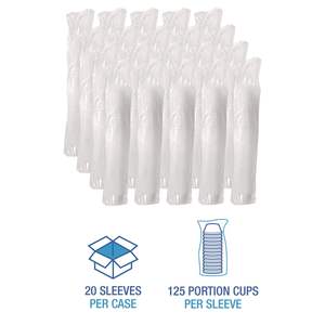 ถ้วยซูเฟล่/ถ้วยแบ่งส่วน ขนาด 4 ออนซ์  ถ้วยพลาสติกโพลีโพรพิลีนใสแบบใช้แล้วทิ้ง สำหรับขนม/เครื่องดื่มเย็น 2,500 ใบ/กล่อง - Product Image 3