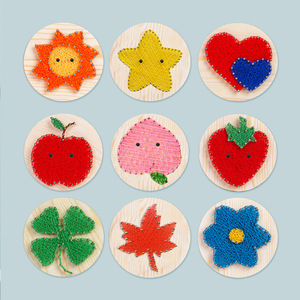 Kit de String Art avec Planche Numérotée, Kits de String Art DIY <span class=keywords><strong>en</strong></span> <span class=keywords><strong>Bois</strong></span> Faits Main sur Toile, Thème Cerf, pour Adultes - Product Image 3
