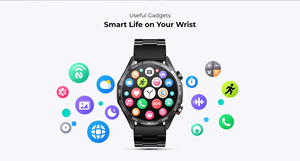 Für Solar 5 Smartwatch 1,58 Zoll AMOLED-Display 60Hz hohe Bildwiederholrate BT-Anrufe IP68 wasserdicht Touchscreen iOS Kompass 4G - Product Image 6