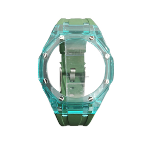 Nouveau sport Tr90 <span class=keywords><strong>Transparent</strong></span> Montre boîtier de montre série <span class=keywords><strong>G</strong></span> choc Silicone bande Durable Mod Kit partie pour <span class=keywords><strong>G</strong></span> <span class=keywords><strong>Shock</strong></span> Ga2100 - Product Image 3