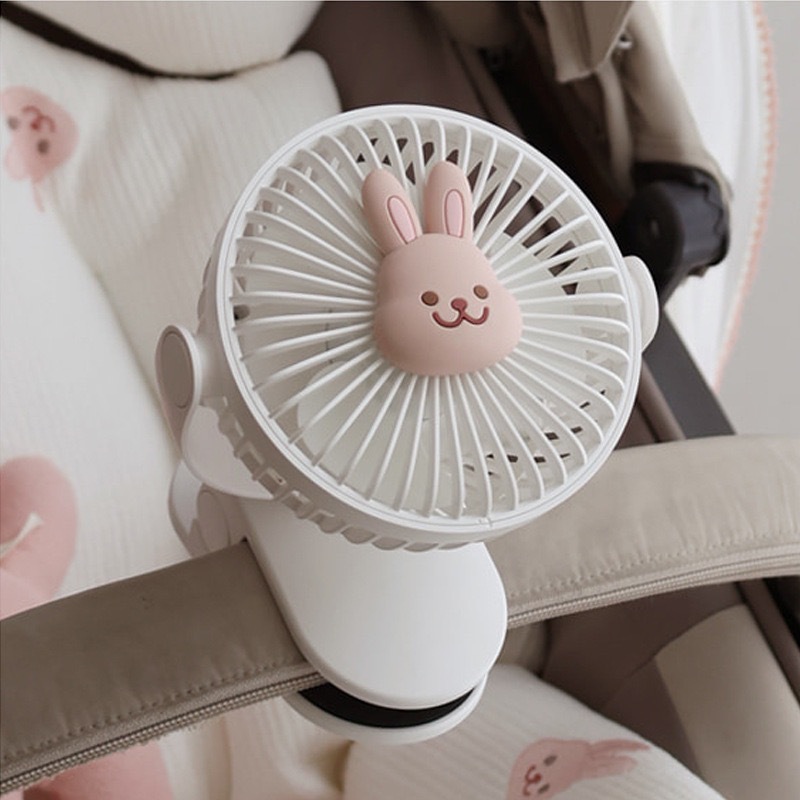 New Arrival Xách Tay Mini Xe Đẩy Fan Có Thể Sạc Lại Yên Tĩnh Cá Nhân USB Fan Xe Ghế Nhỏ Fan Cho Bàn Xe Đẩy Em Đi-Trong