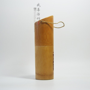 Bamboo Ganoderma Lucidum Packaging Tube 310ml Bamboo Lid Closed Mouth Gift Packaging For Herbal Tea Storage - Product Image 3