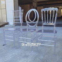 Chaise moderne élégante en plexiglas chaises Chiavari en acrylique transparent résine cristal clair pour mariage événement mobilier d'hôtel