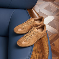 Personnalisation d'usine, personnalisation du logo, OEM, ODM. Baskets classiques en cuir de haute qualité, style allemand, vintage et polyvalentes.