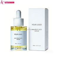 LS153 OEM/ODM AHA Fruitzuur Serum 30ml, Exfolieert & Verheldert de Huid, Olie Controle, Anti-rimpel, voor Private Label