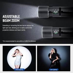 Lampe de photographie RVB <span class=keywords><strong>NEEWER</strong></span> FL10 avec 4 couleurs/20 motifs Gobo/7500mAh 10W Projecteur vidéo <span class=keywords><strong>LED</strong></span> portable - Product Image 4