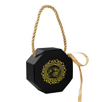 Boîte cadeau portable pour le Festival de la Lune avec motif Château de Chameau, dorure à chaud, boîte en papier couché pliable, pour fêtes, Guangzhou