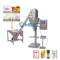 Machine de remplissage semi-automatique à vis pour épices, café, lait en poudre, remplisseuse à poudre sèche à vis sans fin
