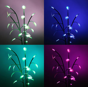 Plante d'intérieur LED magique Plantes artificielles Lampes de nuit Éclairage RVB Décoration de feuille Fête Bonsaï Plante d'intérieur Lampe de table - Product Image 5