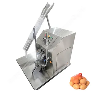 Hành Tây khoai tây đóng gói Rau loại hướng dẫn sử dụng trái cây lưới túi Net Clipper máy đóng gói