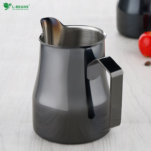 Pichet à latte art en acier inoxydable 550 ml avec bec pointu pour café, cappuccino et mousse de lait - Product Image 3