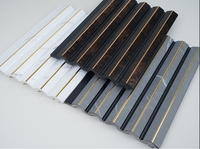 Offre Spéciale écologique intérieur WPC persiennes PS caillebotis panneaux muraux moulures pour la décoration de la maison