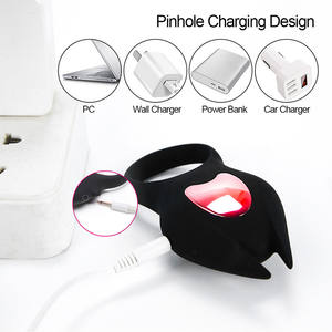 Anneau physique de pénis d'érection plus forte d'objets sexuels de silicone de catégorie médicale pour le jouet sexuel des hommes - Product Image 3