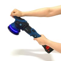 Polisseuse à double action sans balais PROWORKZ, alimentée par batterie, machine de polissage professionnelle pour le nettoyage des voitures