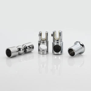 Raccord <span class=keywords><strong>rond</strong></span> de haute qualité en acier inoxydable, connecteur d'angle de <span class=keywords><strong>Tube</strong></span> en verre noir, connecteur de <span class=keywords><strong>bride</strong></span> de <span class=keywords><strong>Tube</strong></span> - Product Image 1