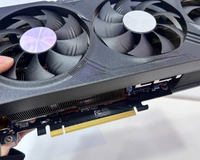 Carte graphique GeForce RTX 4070 Super d'occasion, 12 go de GDDR6X, 192 bits, PCIe 4.0, refroidissement à triple ventilateur pour PC de jeu