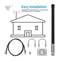 4G LTE WIFI 698-2700MHz 2,4 GHz 2,5 GHz BF0.6 30CM 60CM 80CM 110CM 120CM N-hembra N-macho Omni Outdoor Singal Booster Antenna