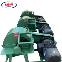Pulvérisateur de bois électrique haute efficacité avec moteur de 11 kW, capacité de 1 T/H pour le broyage du bambou, des coques de noix de coco et des palettes