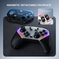 Controlador Inalámbrico GameSir Super Nova para Switch con Estación de Carga, Joystick de Efecto Hall para PC, Nintendo Switch y Teléfono Android