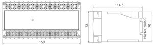 Transducteur de puissance actif triphasé triphasé à trois fils AC RS485 JD194-BS4P - Product Image 2