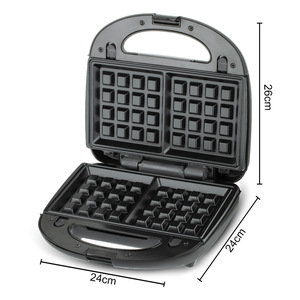 <b>Waffle</b> <b>Maker</b> 24x24cm Electric Nonstick Dual Mold Breakfast Sandwich <b>Maker</b> - Product Image 1