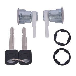 F2UZ1522050A Cylindrical <b>Lock</b> Cylinder 2 <b>Keys</b> Black For Ford F2UZ1522050A - Product Image 1