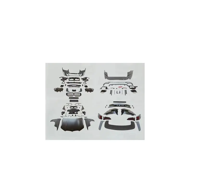 Autozubehör Bodykit Umbau Stoßstangen für BMW E70 X5 06-13 Upgrade auf G05 LCI 23 MT Bodykit-Stil
