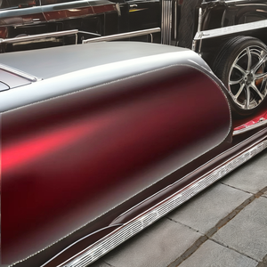 Vinilo Adhesivo Verde Veneno de Alta Calidad para Envoltura de Autos, Película PET Elástica Mate con Efecto de Cambio de Color - Product Image 3
