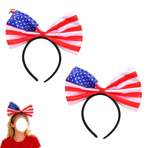 Benvenuti 2026: Fascia per capelli da donna con fiocco, bandiera nazionale USA Messico Canada, per tifosi di calcio, eventi sportivi, <span class=keywords><strong>regalo</strong></span> - Product Image 1