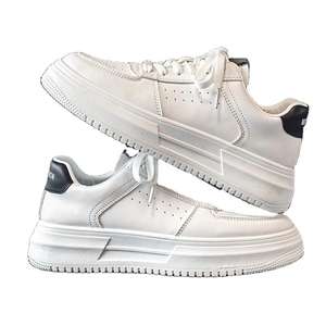 Men's Casual Breathable White <b>Patent</b> Leather Upper Material Sports Sneakers Custom Logo Evergreen <b>Court</b> Basketball Style <b>Shoes</b> - Product Image 1