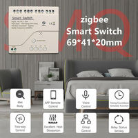 Module relais intelligent Zigbee 4 canaux, récepteur, interrupteur, automatisation, auto-verrouillage, intelligent, vie intelligente, commande vocale, 433Mhz