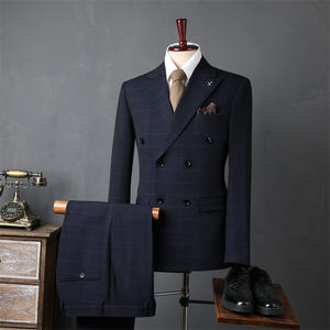 <span class=keywords><strong>Abito</strong></span> da <span class=keywords><strong>Uomo</strong></span> di Alta Qualità, Slim Fit, <span class=keywords><strong>Grigio</strong></span>, Doppiopetto, Professionale, per Occasioni Casual e Matrimoni, Blazer - Product Image 4