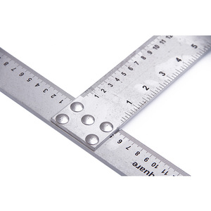 Escala de aluminio de alta precisión para carpintería, medidor de marcado de agujeros tipo T de 48 pulgadas, regla para camiseta - Product Image 4