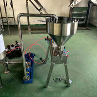 Machine de fabrication de beurre de cacahuète commerciale 100 kg/h, machine de fabrication de pâte de sésame, ligne de production de beurre de cacahuète