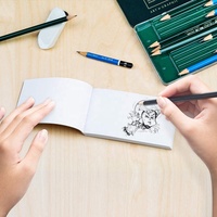 Kit de 6 livres à feuillets vierges pour enfants, mini livres à feuillets vierges pour le dessin, la création de dessins animés