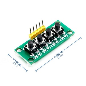 Módulo de teclado de 4 dígitos con teclas independientes, módulo universal para experimentos de estudiantes - Product Image 2