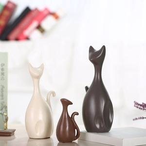 Lot de 3 pendentifs chat du <span class=keywords><strong>paradis</strong></span> en céramique, ornements créatifs pour la décoration de la salle à manger - Product Image 5