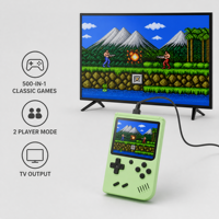 Console de Jeu Portable Macaron – Jouet Nostalgique pour Enfants et Étudiants – Mini Console Rétro Classique RPG – Système d'Exploitation 8 Chiffres – Cadeau Très Vendu