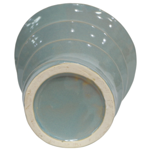 Vaso in ceramica con spirale scultorea per decorare soggiorno, camera da letto, cucina, ufficio. - Product Image 5