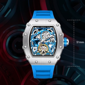 ONOLA 6827 Men's Luxury Square Dial Quartz <b>Watches</b> Waterproof Sports <b>Watch</b> with Luminous Feature Fashionable - Product Image 3