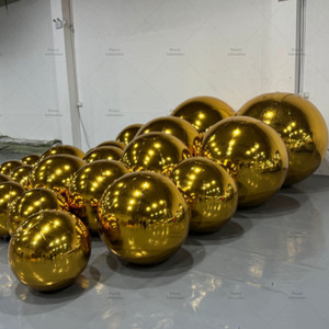 Globos Metálicos Decorativos Inflables con Forma de Espejo, Globo Gigante Brillante Iridiscente para Bodas y Eventos - Product Image 4